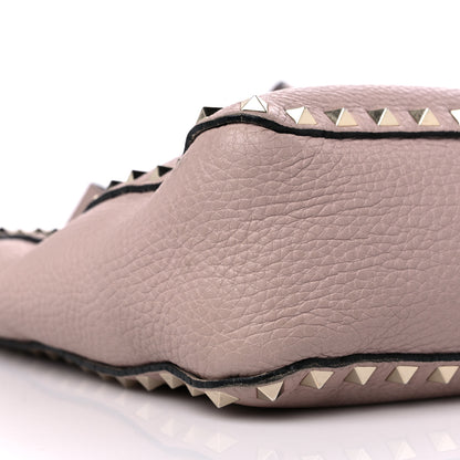 Valentino Garavani Pebbled Calfskin Small Rockstud Flip-Lock Messenger Bag Water Rose 7 of 13