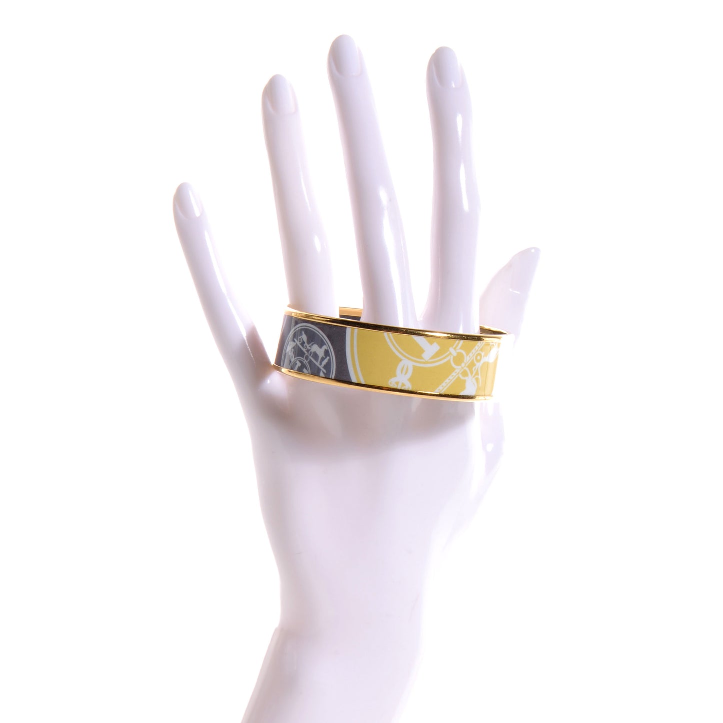 Enamel Printed Ex Libris Wide Bracelet 65