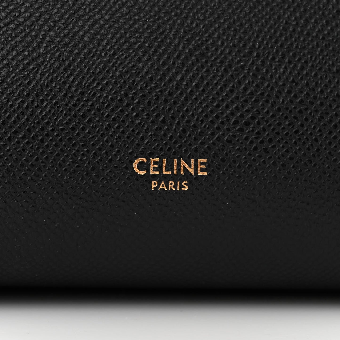 Grained Calfskin Mini Belt Bag Black
