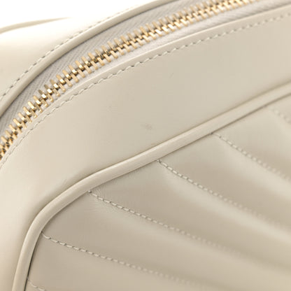 Saint Laurent Calfskin Matelasse Monogram Lou Camera Bag Crema Soft 12 of 12
