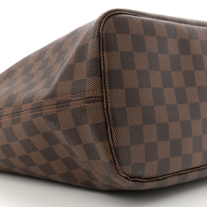 Louis Vuitton Damier Ebene Neo Neverfull MM Rose Ballerine 8 of 13