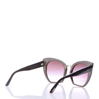 Tom Ford Samantha Cat Eye Sunglasses TF553 Havana 4 of 7