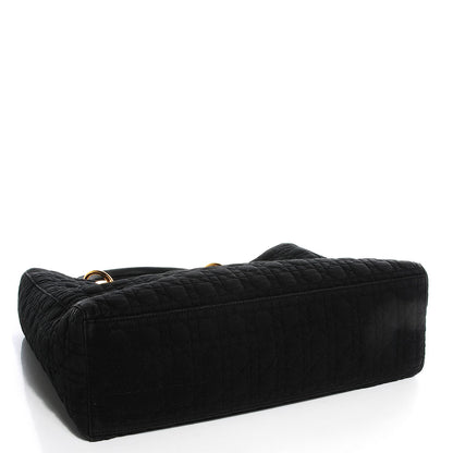 Christian Dior Nylon Cannage Large Lady Dior Black 4 of 8