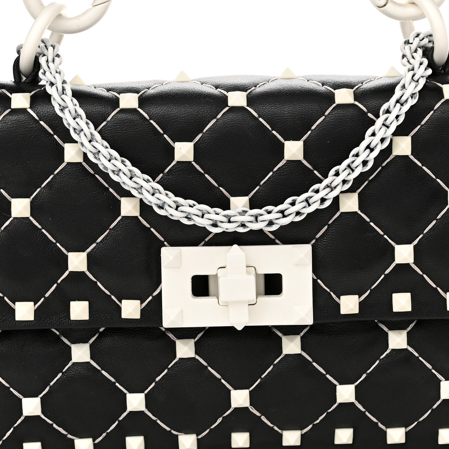 Valentino Garavani Lambskin Small Free Rockstud Spike Shoulder Bag Black 7 of 10