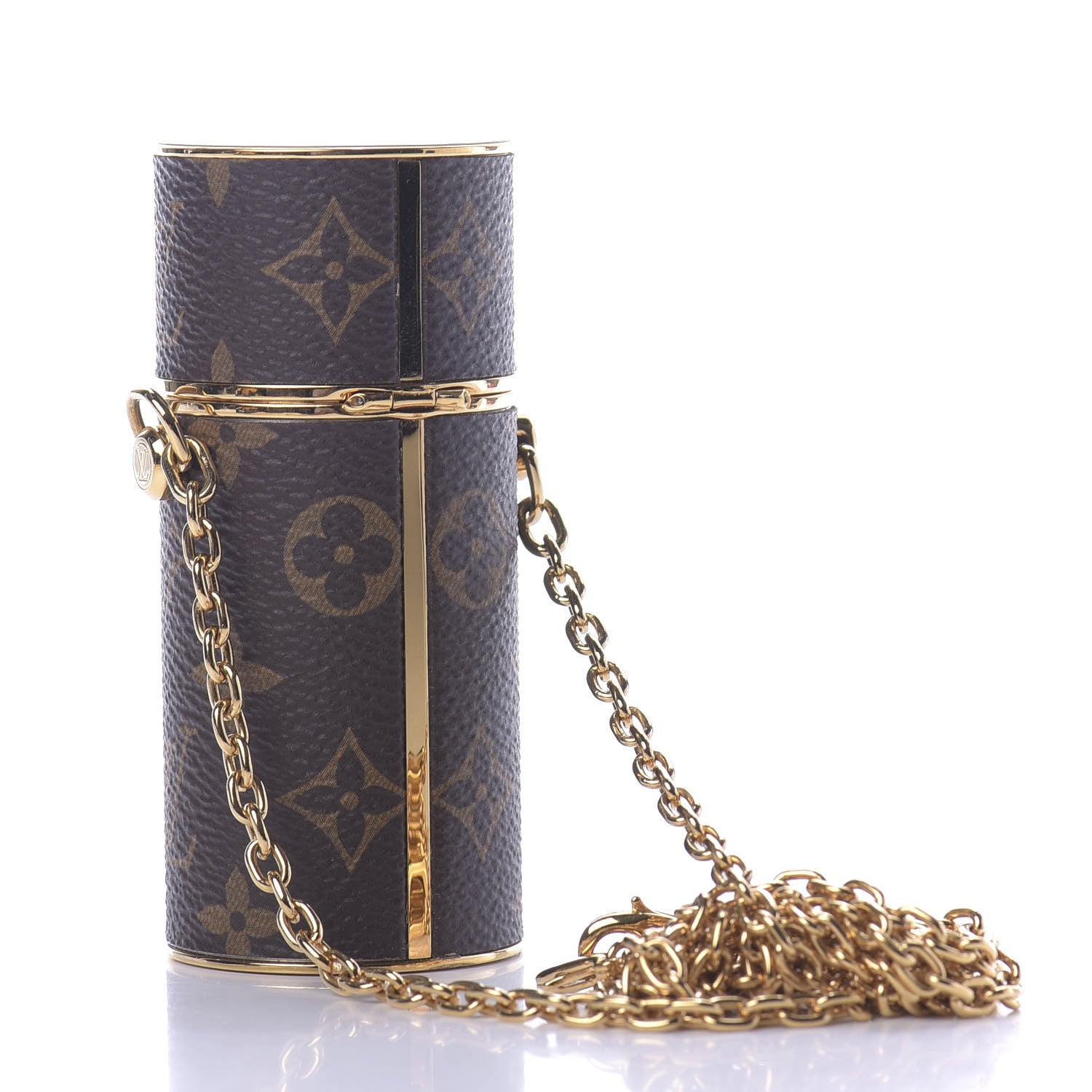 Louis Vuitton Monogram Chain Lipstick Case 3 of 9