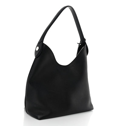 Louis Vuitton Calfskin Lockme Hobo Black 3 of 10