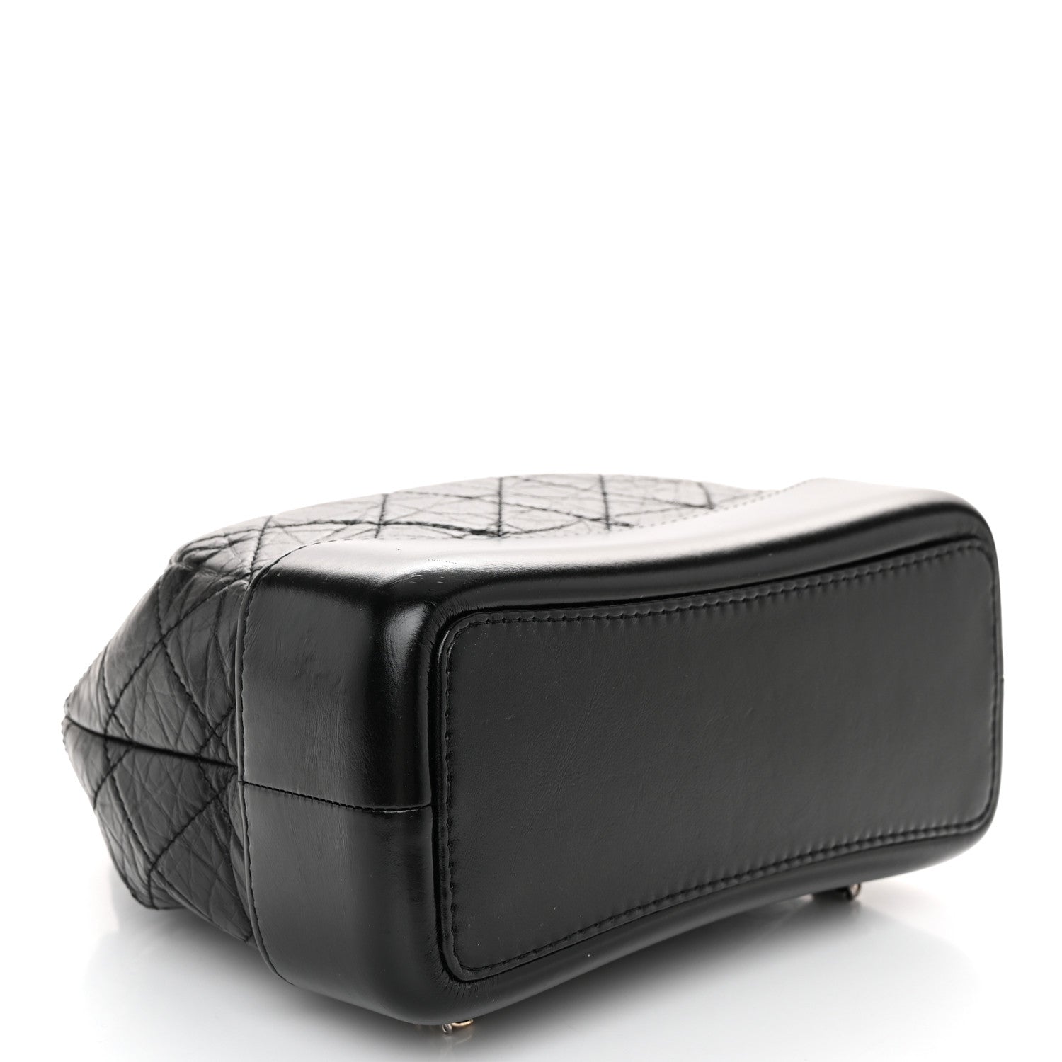 Chanel Aged Calfskin Quilted Small Gabrielle Backpack Black 4 of 10