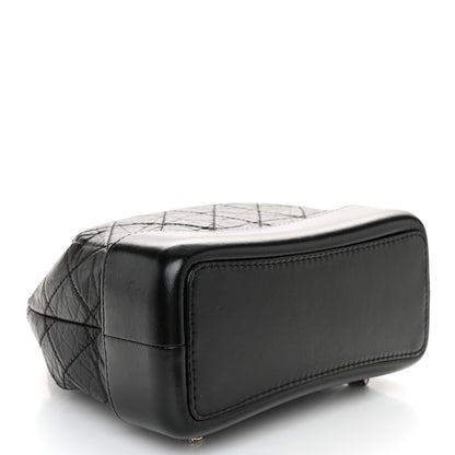 Chanel Aged Calfskin Quilted Small Gabrielle Backpack Black 4 of 10