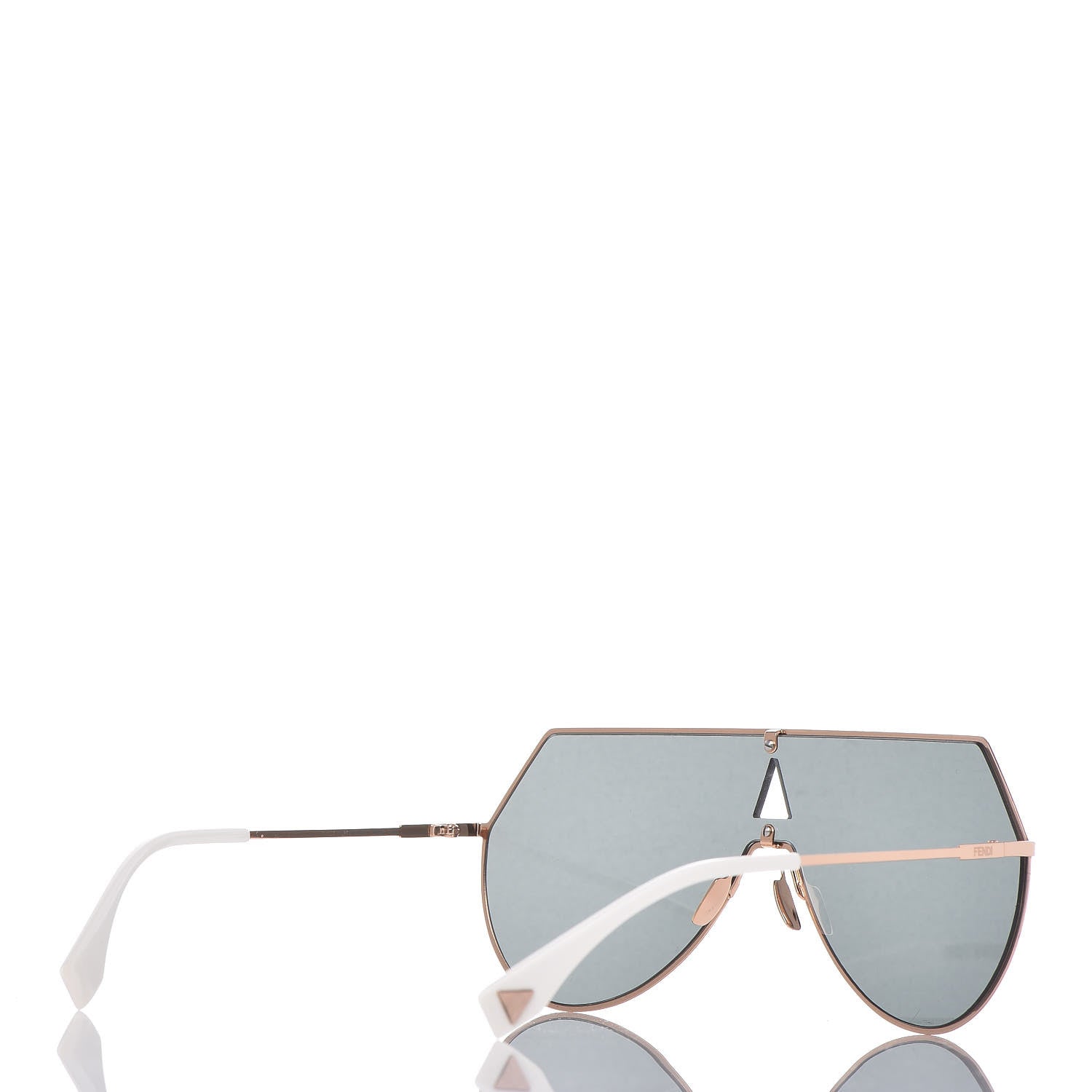 Fendi Metal Mirrored Eyeline Sunglasses FF 0193/S Matte Rose Gold 4 of 8