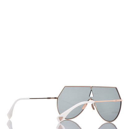 Fendi Metal Mirrored Eyeline Sunglasses FF 0193/S Matte Rose Gold 4 of 8