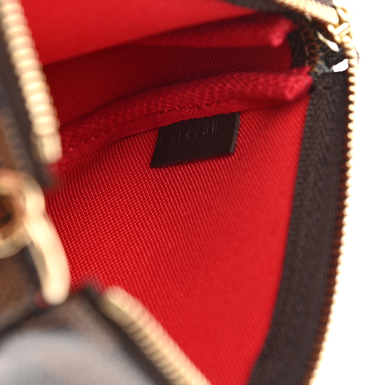 Louis Vuitton Damier Ebene Mini Pochette Accessories 7 of 8