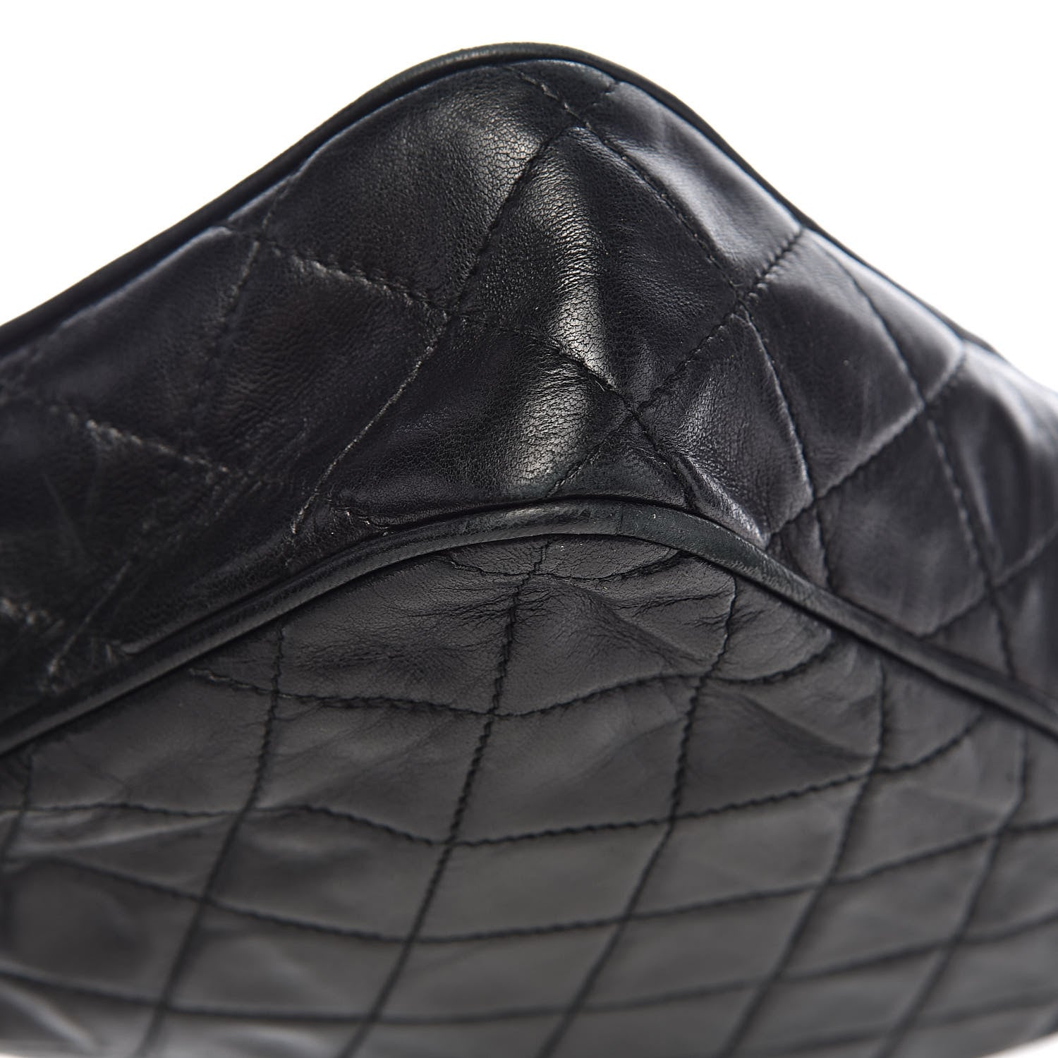 Chanel Lambskin Quilted CC Tassel Camera Case Black 12 of 16