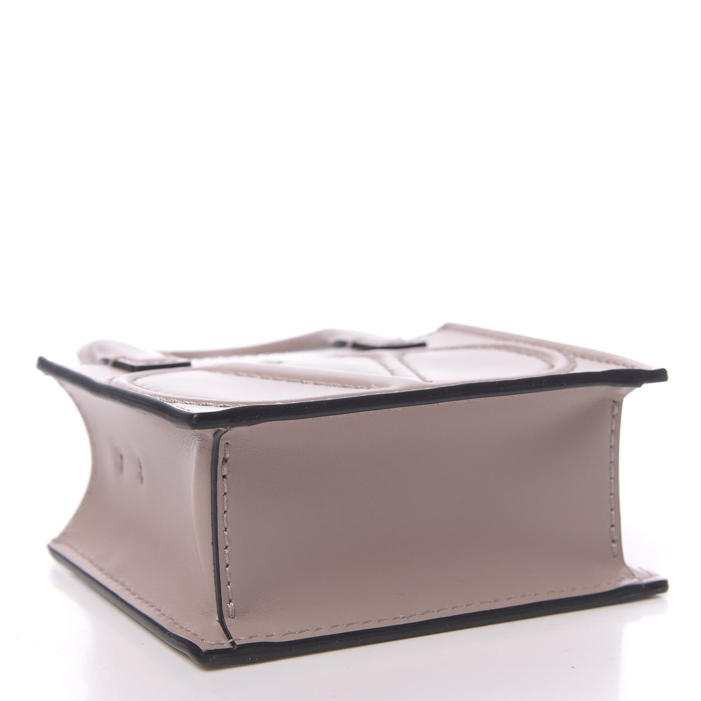Calfskin Mini Vlogo Signature Pouch Poudre
