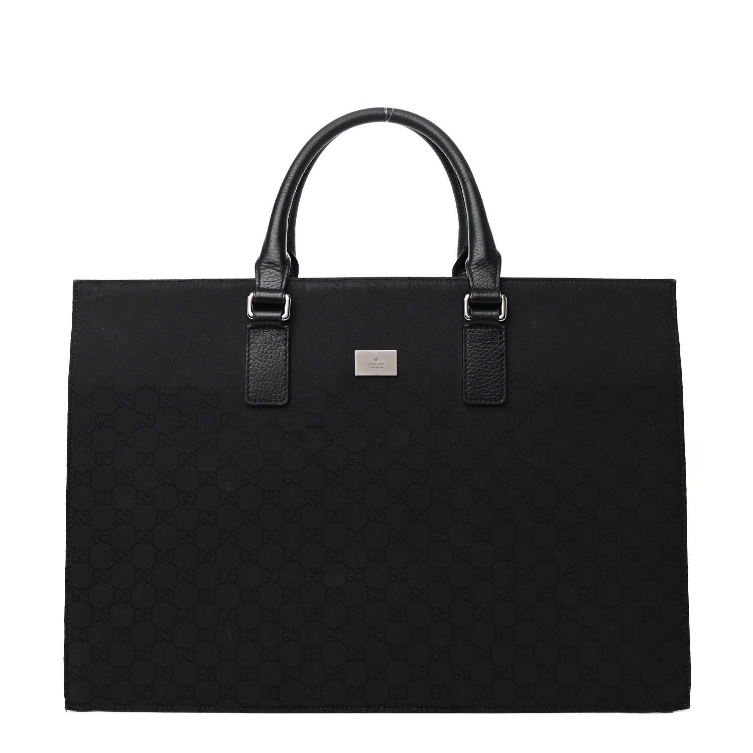 Gucci Nylon Monogram Executive Bag Black 1 of 15