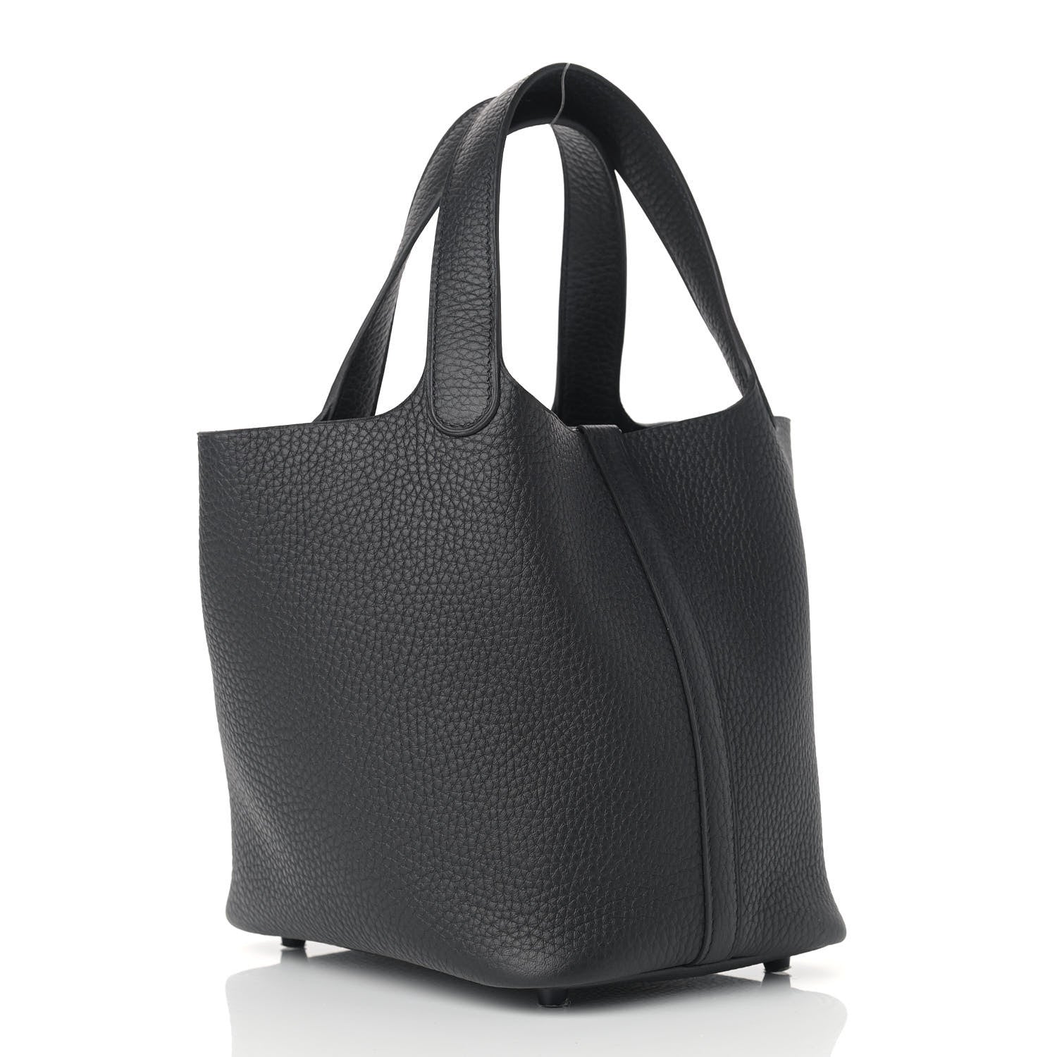 Hermes Taurillon Clemence Picotin Lock 18 PM Black 3 of 9