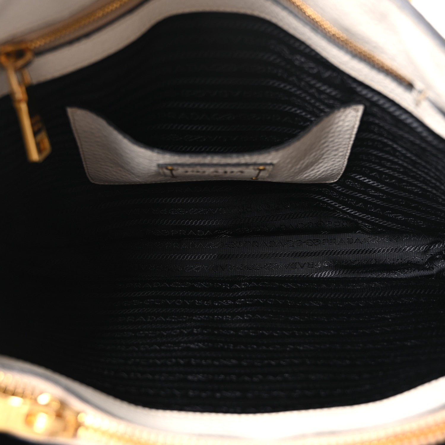Prada Vitello Daino Tote Talco 5 of 9