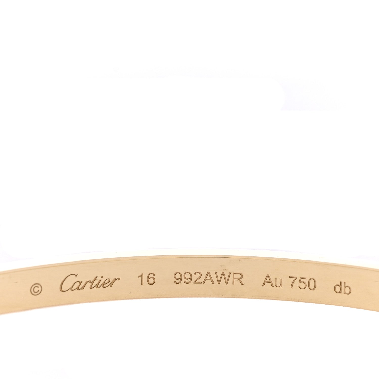 Cartier 18K Yellow Gold 6 Diamond Small LOVE Bracelet 16 3 of 7