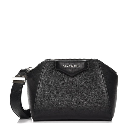 Givenchy Sugar Goatskin Small Antigona Beauty Wristlet Black 1 of 7