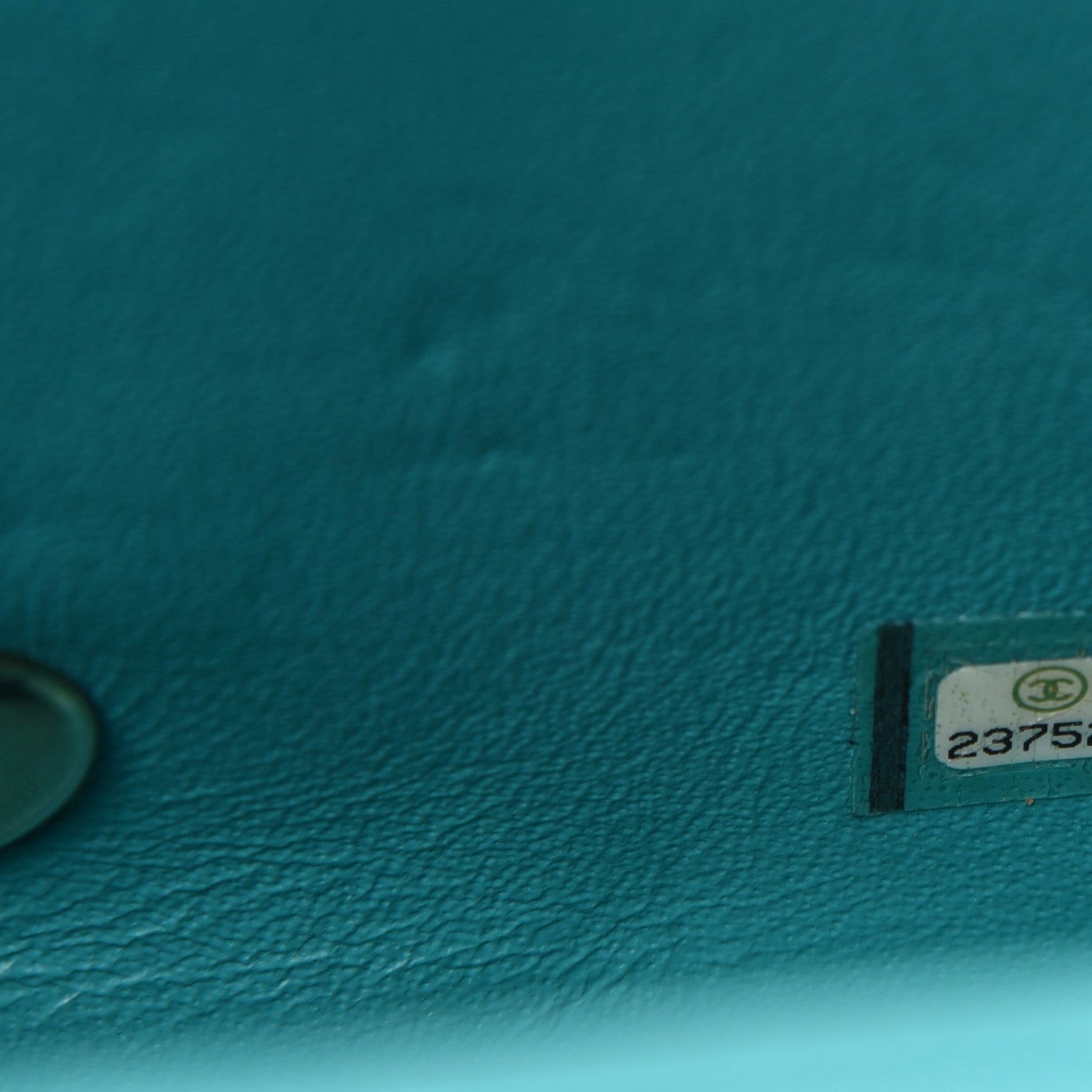 Chanel Caviar Quilted Mini Square Flap Turquoise 9 of 11
