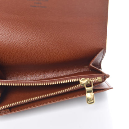 Louis Vuitton Monogram Porte-Monnaie Tresor Wallet 5 of 10
