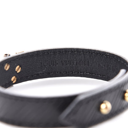 Louis Vuitton Epi Twist It Bracelet 19 Black 4 of 9