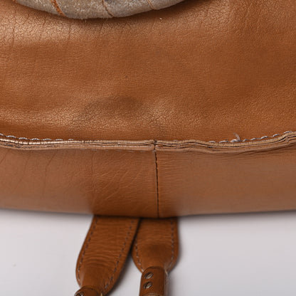 Chloe Metallic Calfskin Medium Marcie Satchel Brown 12 of 24