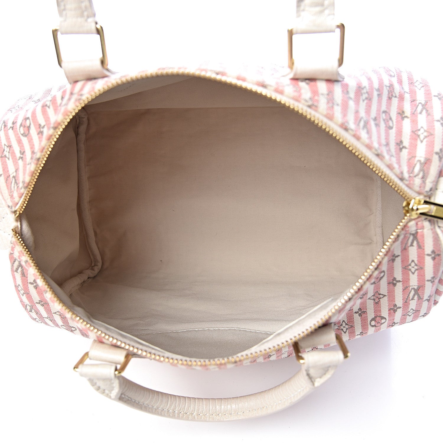 Louis Vuitton Mini Lin Croisette Speedy 30 Rouge 5 of 10