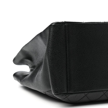 Chanel Caviar Quilted Grand Shopping Tote GST Black 8 of 10