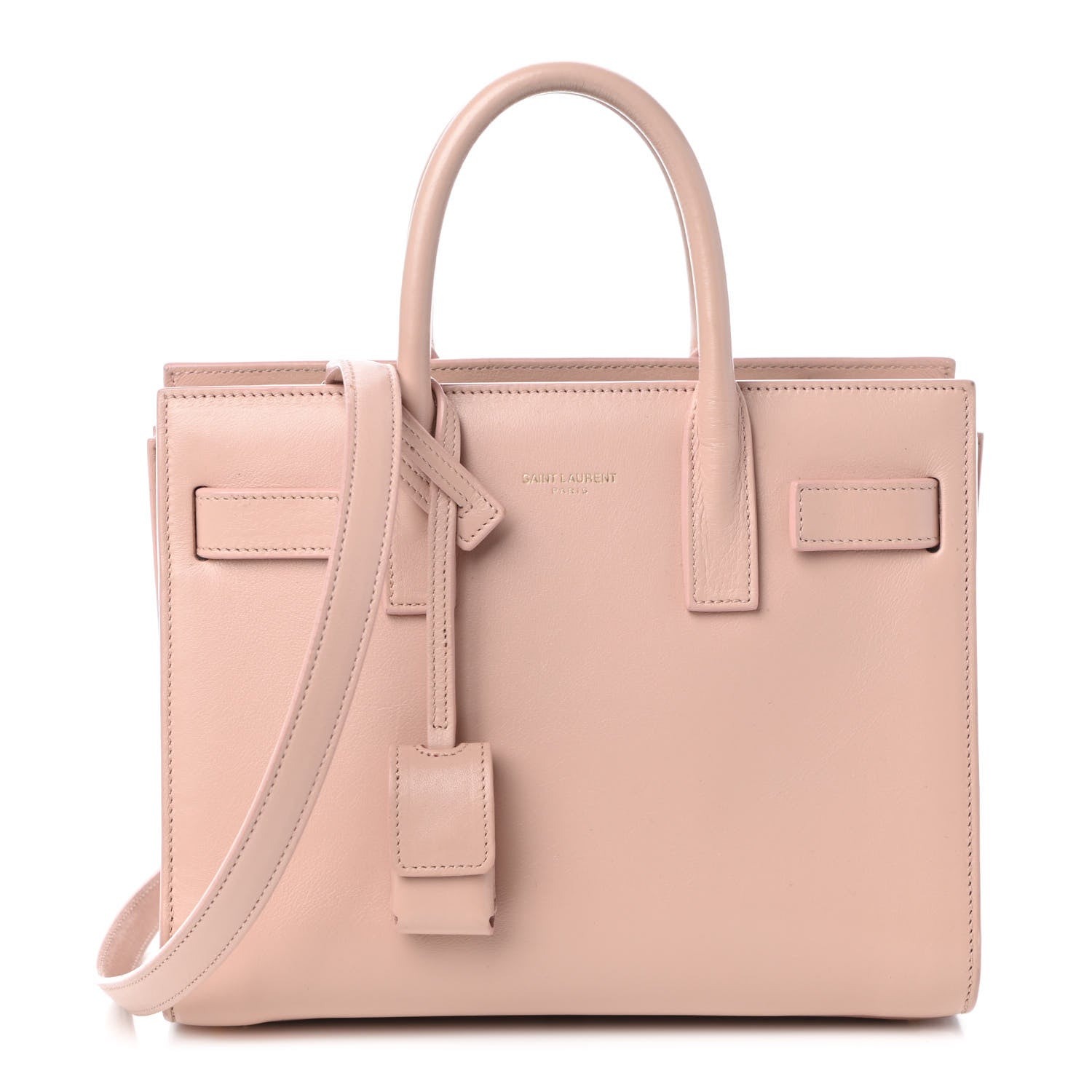 Saint Laurent Calfskin Nano Sac De Jour Pale Pink 1 of 9