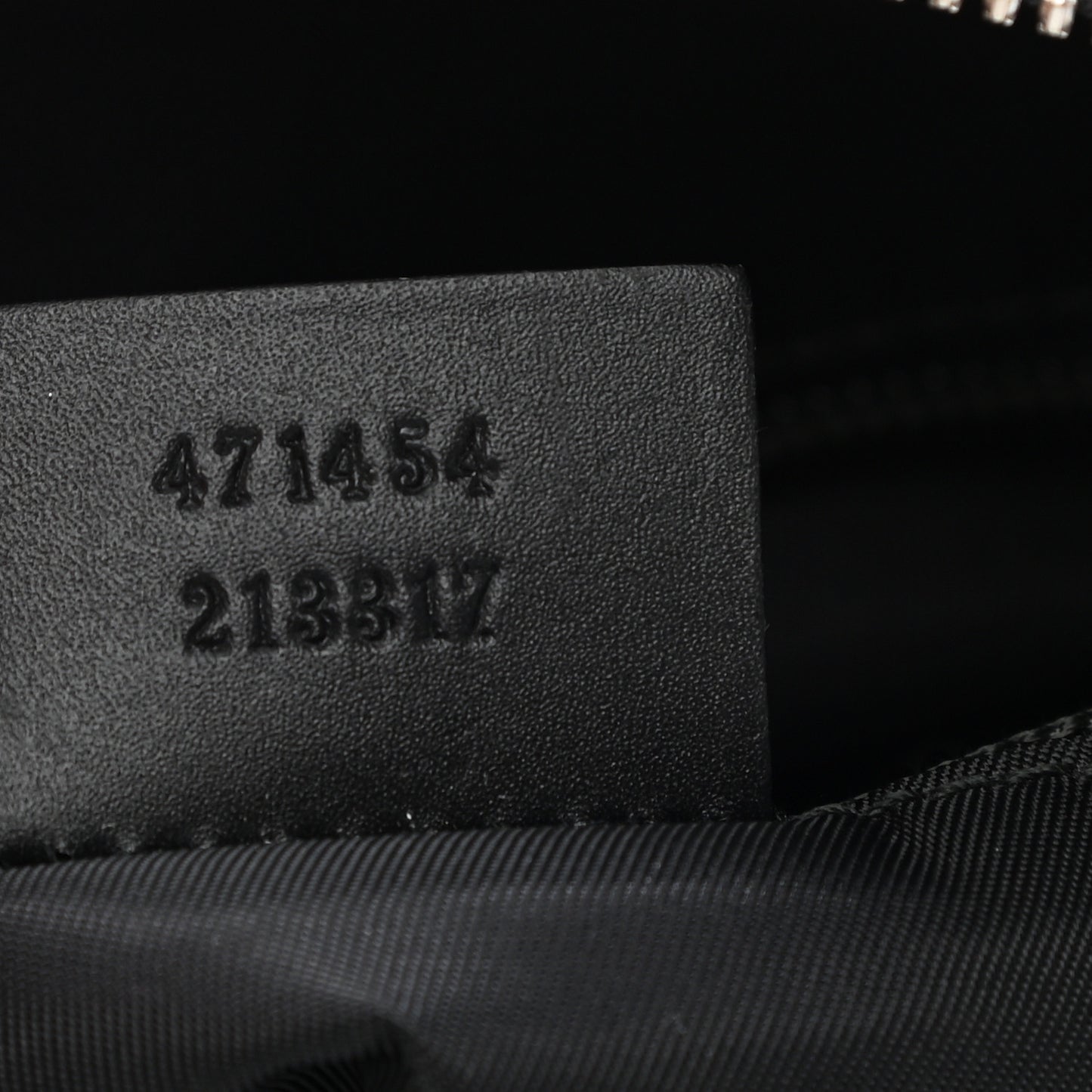 GG Supreme Monogram Web Messenger Bag Black