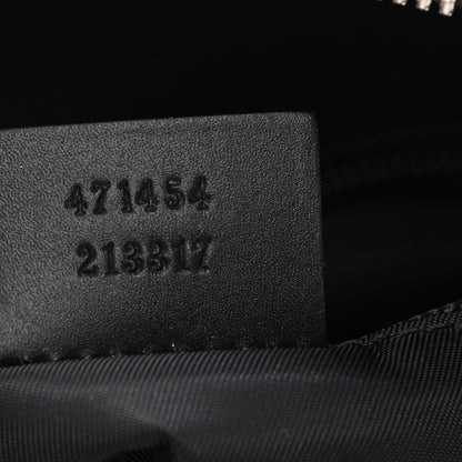 Gucci GG Supreme Monogram Web Messenger Bag Black 6 of 8