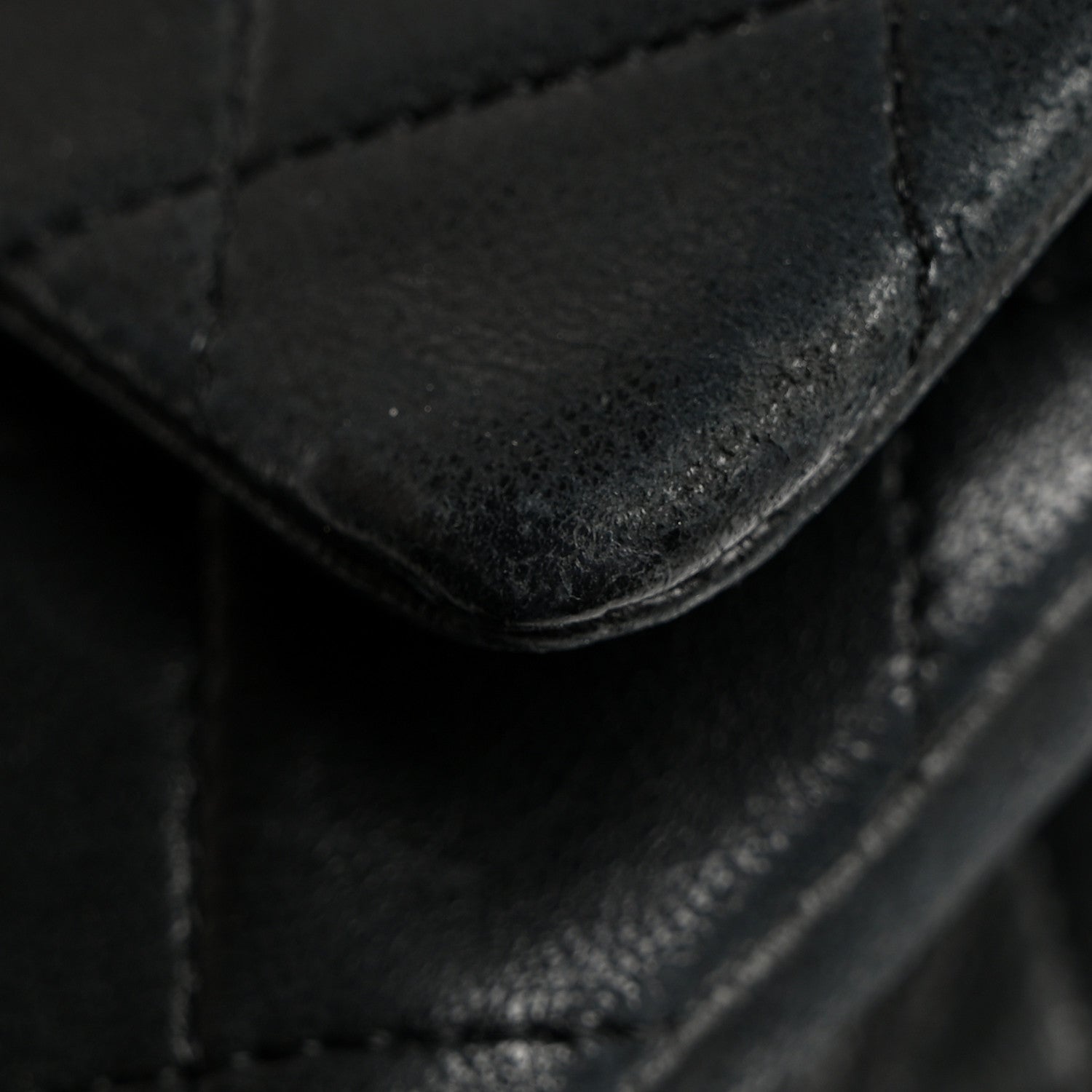 Chanel Lambskin Quilted Medium Double Flap Black 15 of 15