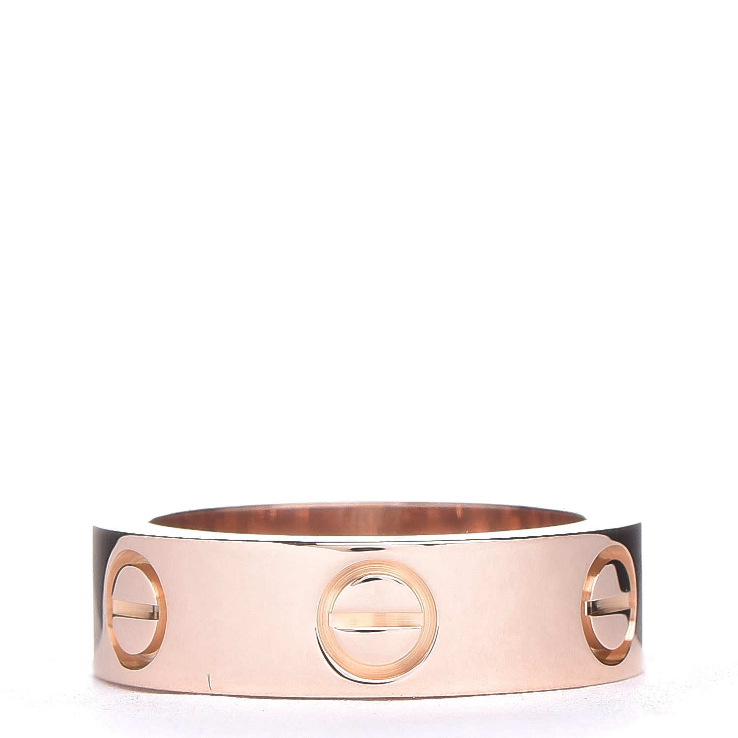 Cartier 18K Pink Gold Pink Sapphire 5.5mm LOVE Ring 49 4.75 3 of 4