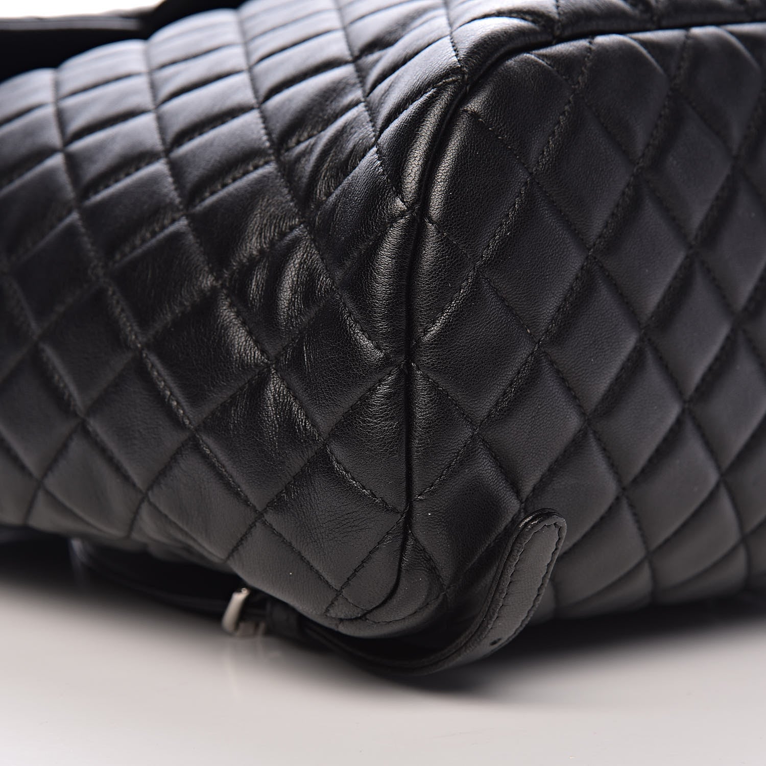 Chanel Calfskin Quilted Large Urban Spirit Backpack Black 8 of 11