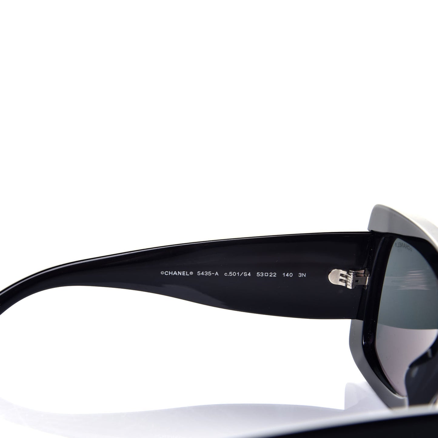 Acetate Rectangle Sunglasses 5435 Black