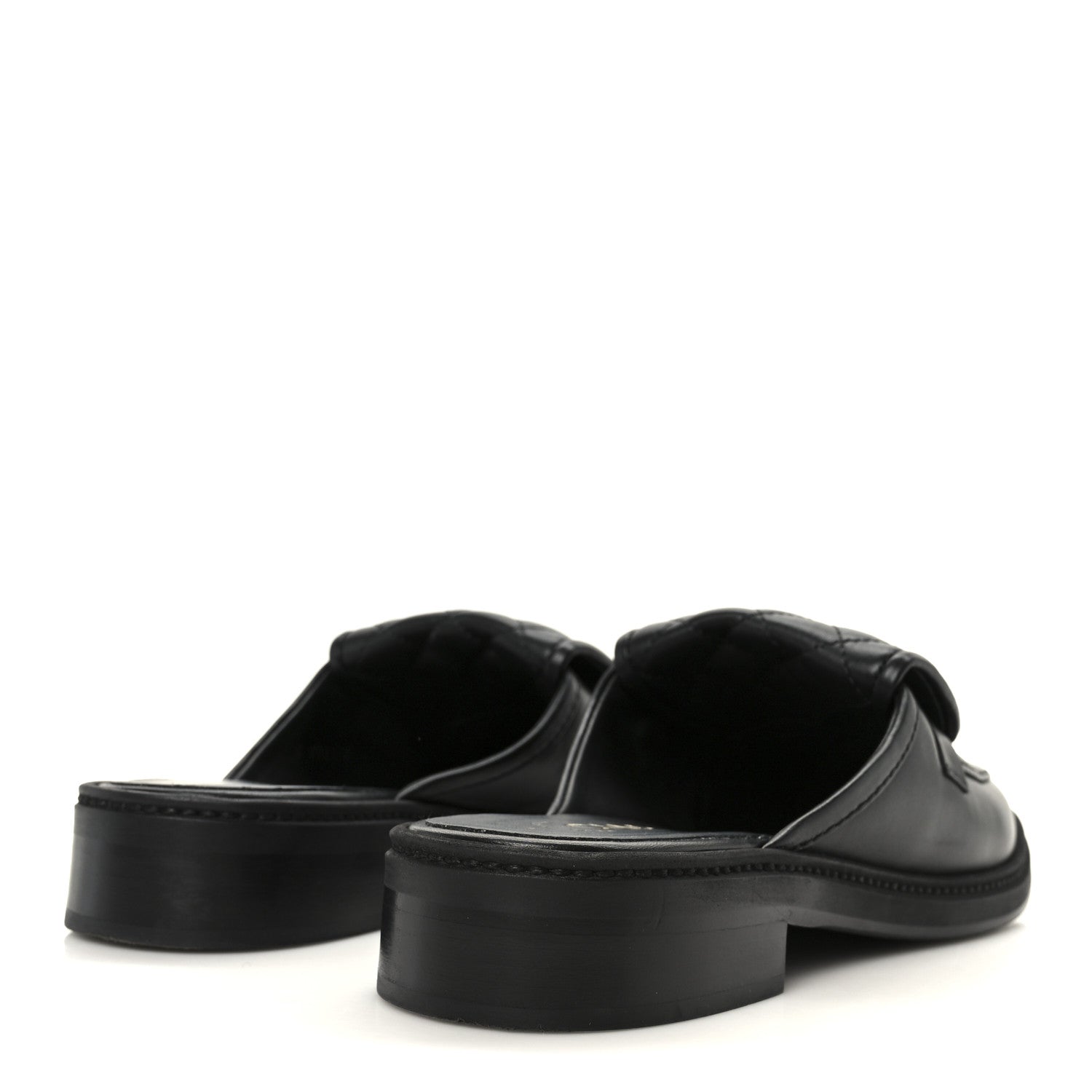 Chanel Lambskin Quilted CC Turnlock Mules 40 Black 5 of 11