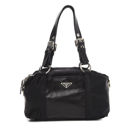 Prada Tessuto Nylon Tape Shoulder Bag Black 1 of 10