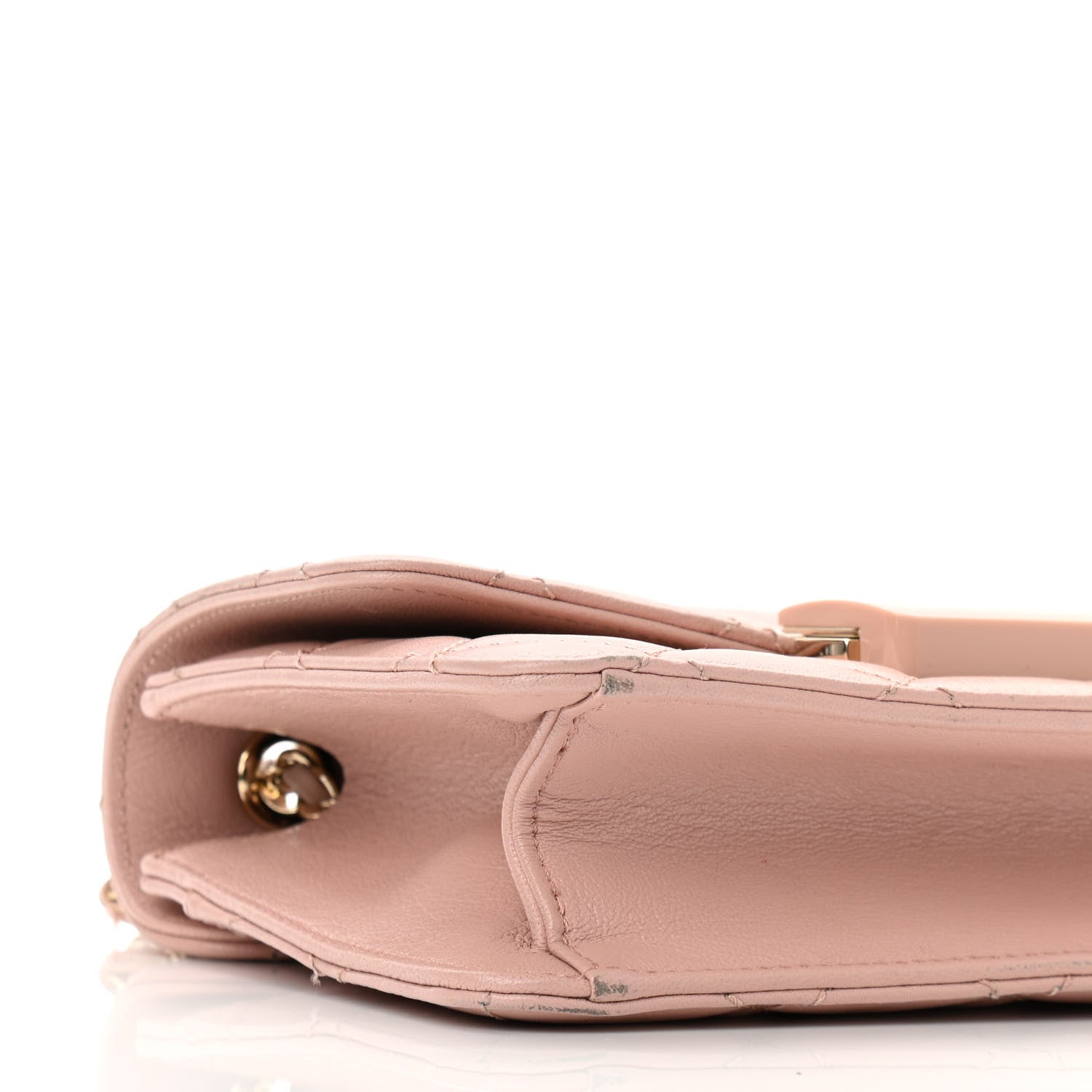 Chanel Sheepskin Quilted Mini Beauty Lock Flap Pink 9 of 10