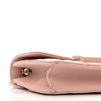 Chanel Sheepskin Quilted Mini Beauty Lock Flap Pink 9 of 10