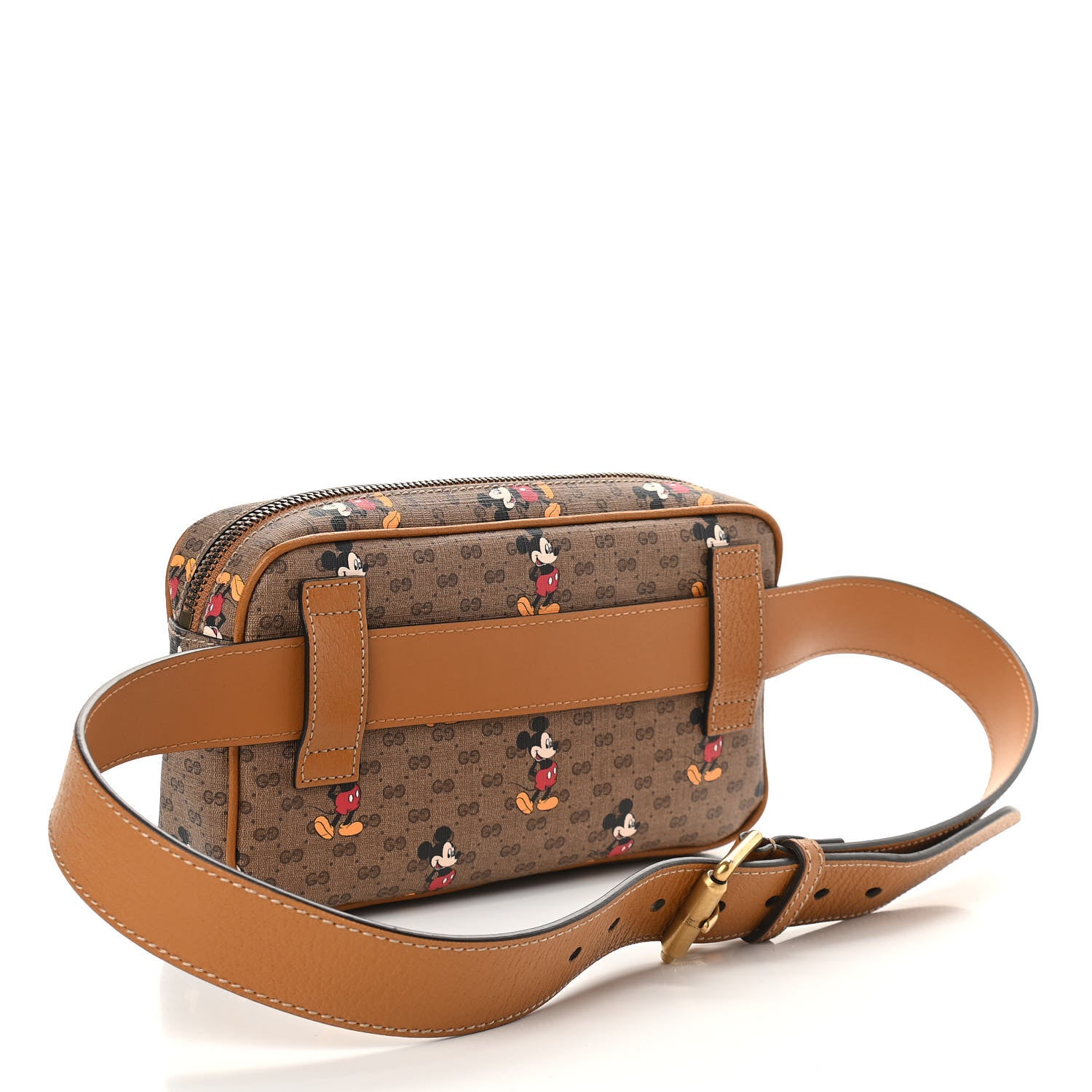 Gucci X DISNEY Mini Vintage GG Supreme Monogram Mickey Mouse Small Belt Bag Beige Vintage Sun Oil 3 of 10