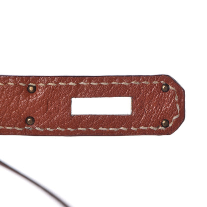 Hermes Chevre De Coromandel Kelly Sellier 32 Brique 22 of 36