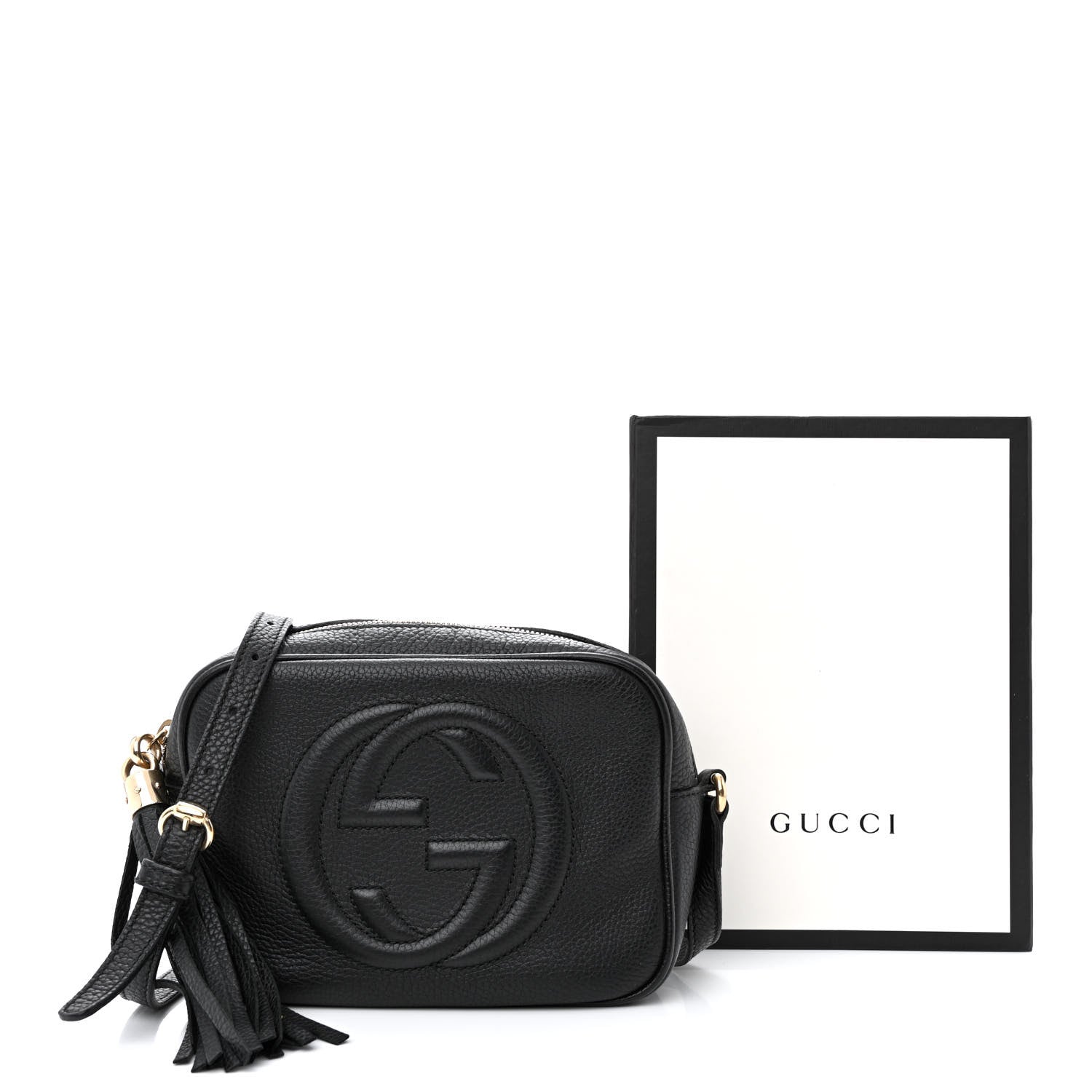 Gucci Pebbled Calfskin Small Soho Disco Bag Black 18 of 18