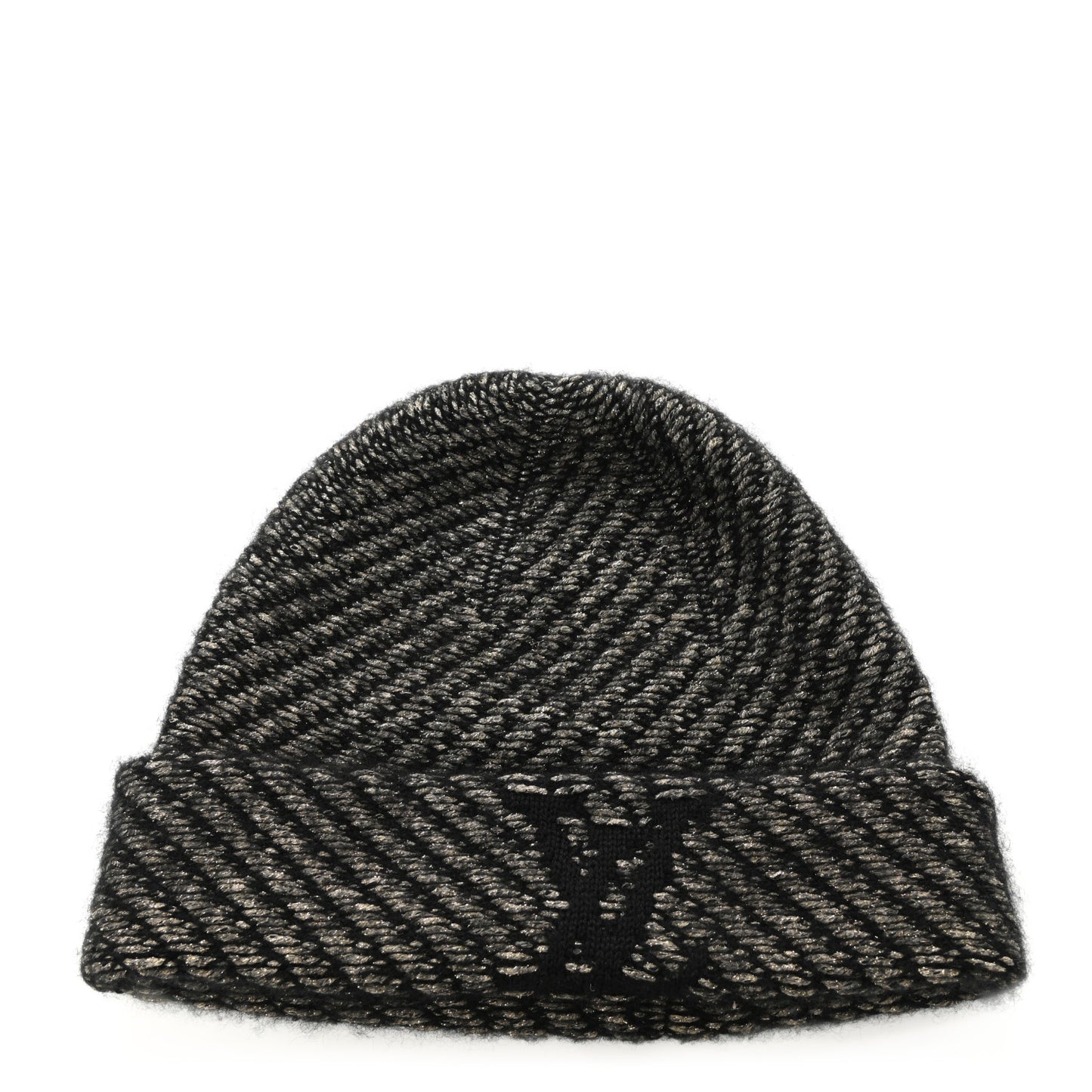 Wool Cashmere Warm Me Up Bonnet Beanie Hat Black