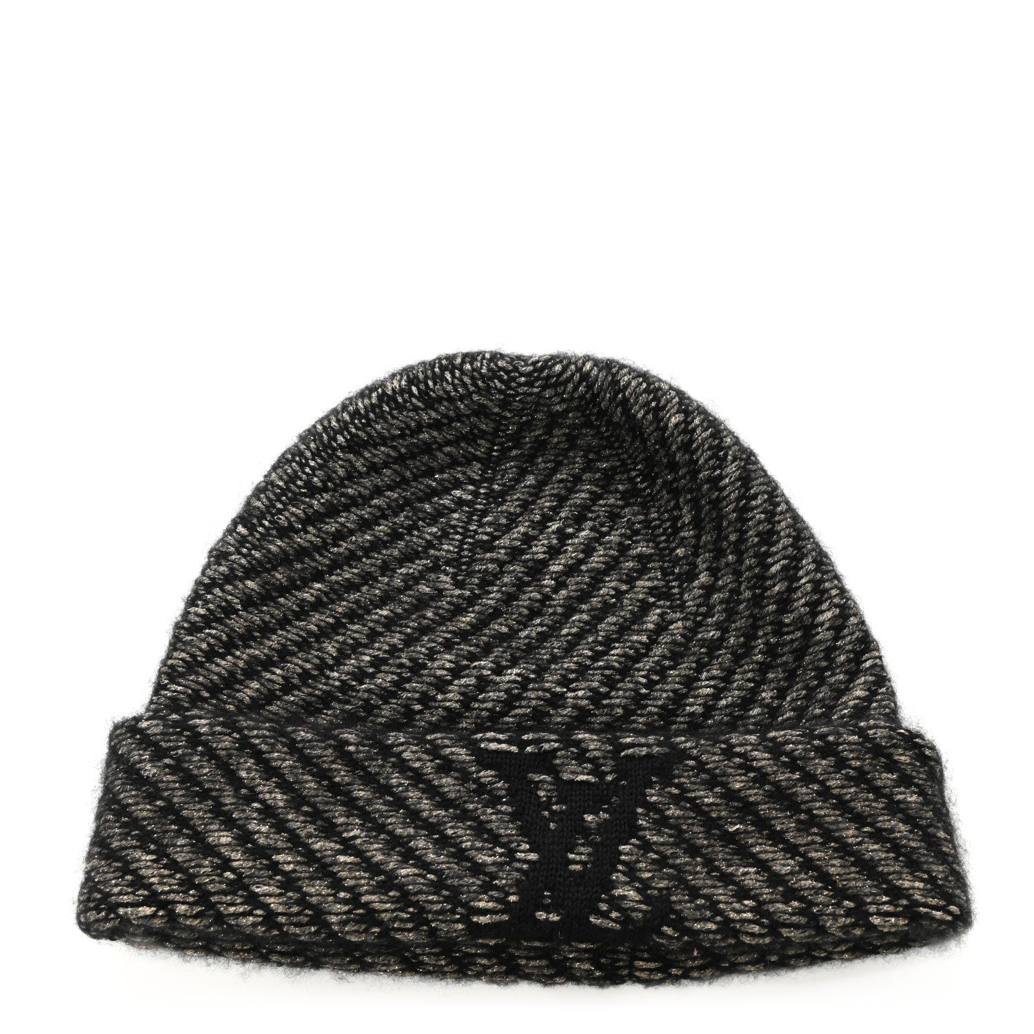 Louis Vuitton Wool Cashmere Warm Me Up Bonnet Beanie Hat Black 1 of 4