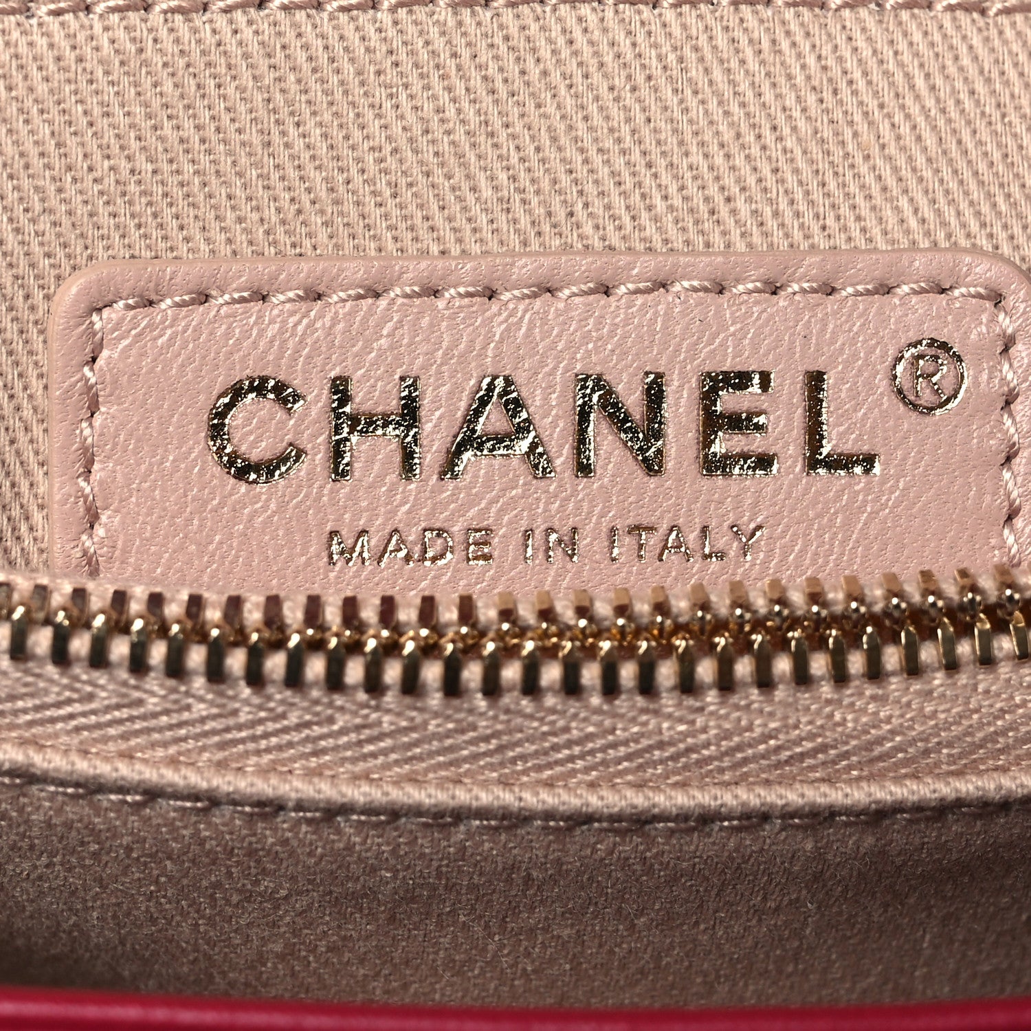 Chanel Calfskin Chevron Stitched Small Coco Flap Bag Red 9 of 15