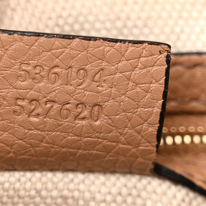 Gucci Pebbled Calfskin Large Soho Hobo Camelia 7 of 14