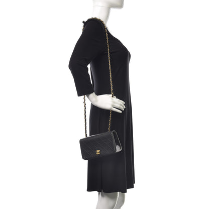 Chanel Lambskin Quilted Mini Flap Black 2 of 10