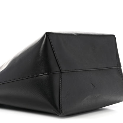 Mansur Gavriel Vegetable Tanned Calfskin Bucket Bag Black Flamma 10 of 15