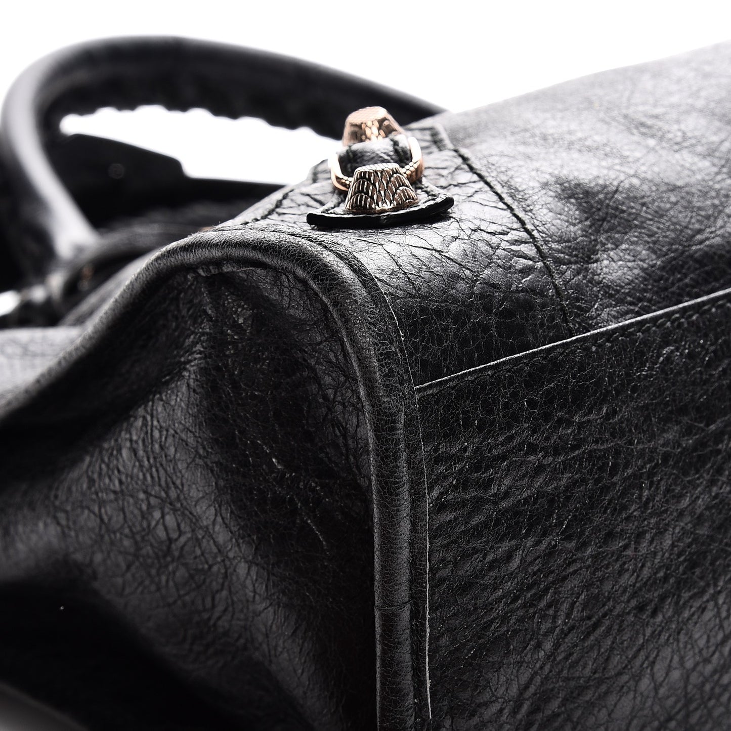 Agneau Giant 12 Rose Gold Hardware City Black