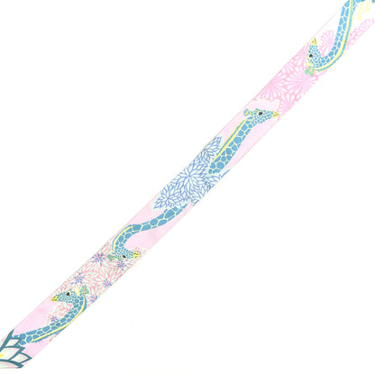Hermes Silk The Three Graces Twilly Rose Bonbon Canard 5 of 5